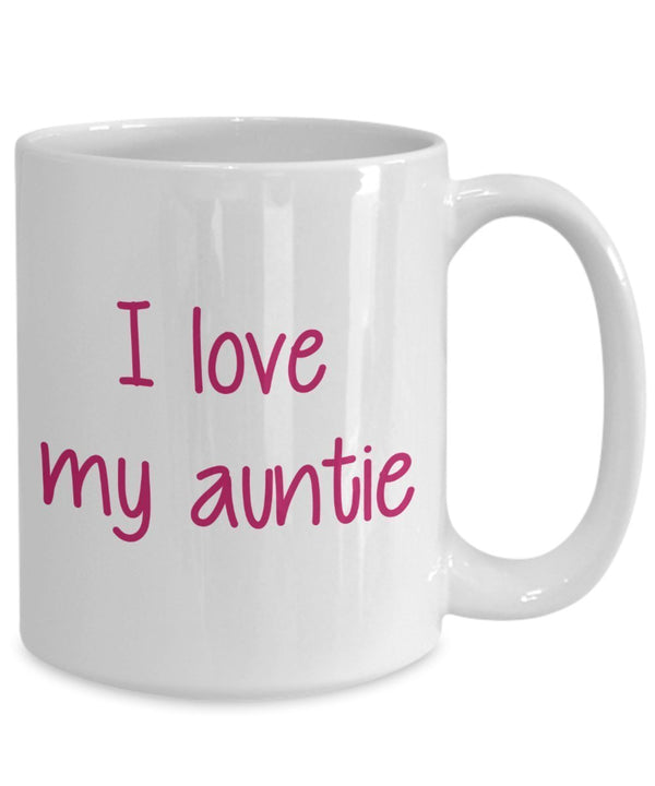 Spreadpassion I Love My Auntie Mug - Funny Tea Hot Cocoa Coffee Cup - Novelty Birthday Christmas Anniversary Gag Gifts Idea White Variant Sold Out Or Unavailable