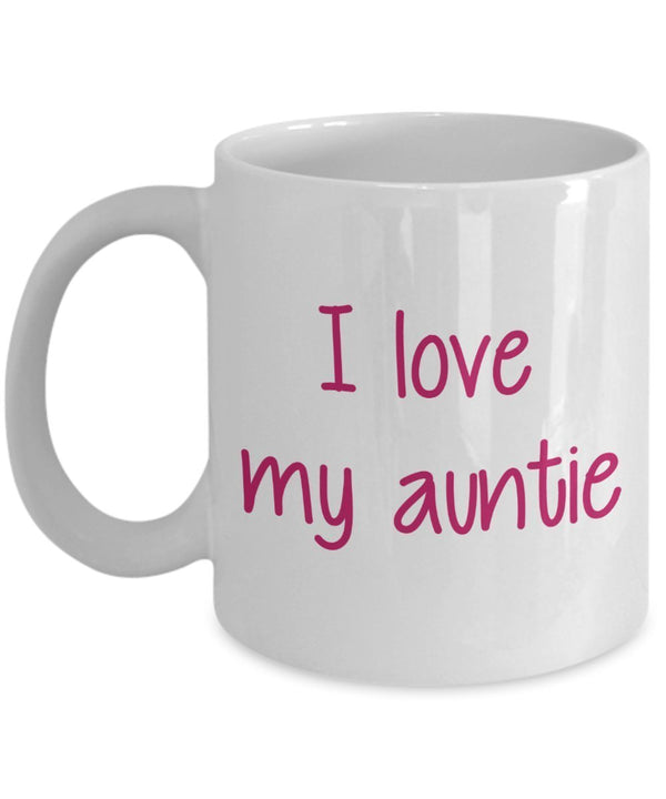 spreadpassion I Love My Auntie Mug - Funny Tea Hot Cocoa Coffee Cup - Novelty Birthday Christmas Anniversary Gag Gifts Idea White Variant sold out or unavailable