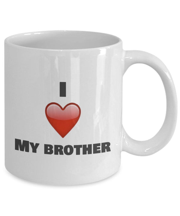 Spreadpassion I Love My Brother Coffee Mug - Gift Ideas Brother White Variant Sold Out Or Unavailable