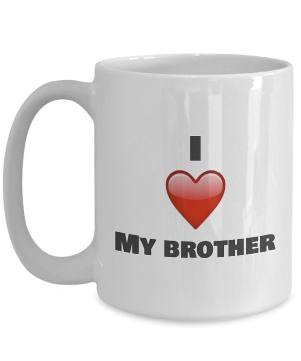 Spreadpassion I Love My Brother Coffee Mug - Gift Ideas Brother White Variant Sold Out Or Unavailable