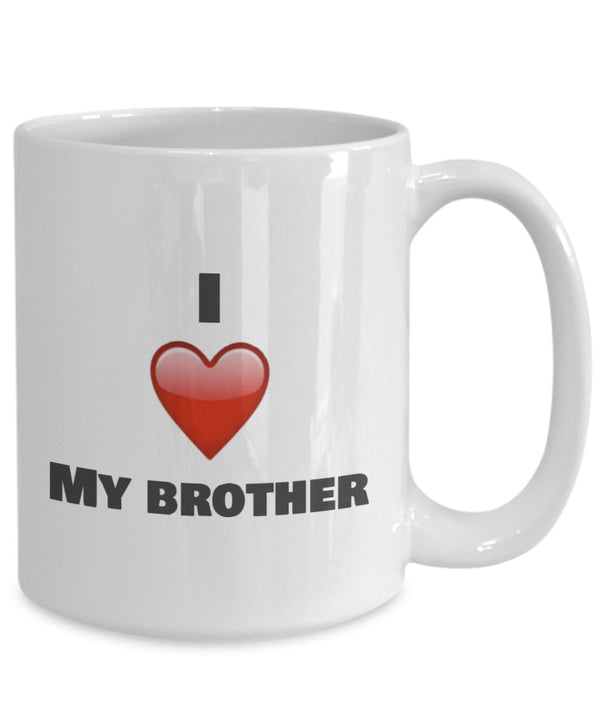 Spreadpassion I Love My Brother Coffee Mug - Gift Ideas Brother White Variant Sold Out Or Unavailable