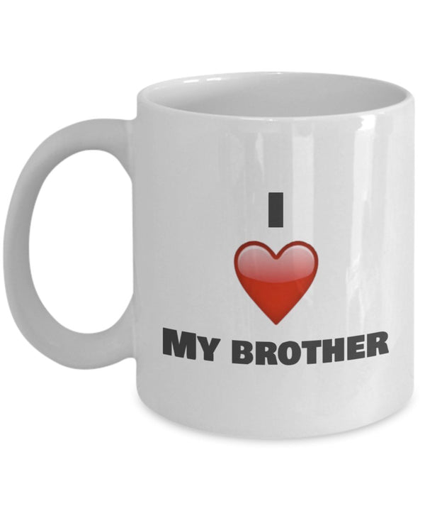 spreadpassion I Love My Brother coffee Mug - gift ideas brother White Variant sold out or unavailable