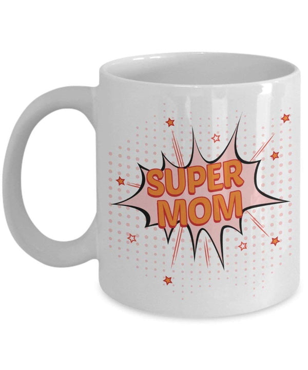 spreadpassion Kaffee Tassen die sagen Super Mom – Funny Tee Hot Cocoa Kaffeetasse – Neuheit Geburtstag Weihnachten Jahrestag Gag Geschenke Idee Weiß Variant sold out or unavailable