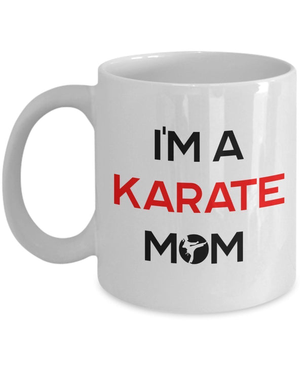 spreadpassion Karate Mom Mug - Funny Tea Hot Cocoa Coffee Cup - Novelty Birthday Christmas Anniversary Gag Gifts Idea White Variant sold out or unavailable
