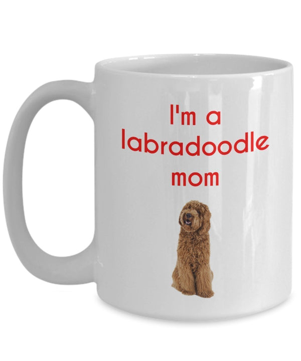 Spreadpassion Labradoodle Mom Tasse – Hundeliebhaber Geschenk – Funny Tee Hot Cocoa Kaffeetasse – Neuheit Geburtstag Weihnachten Jahrestag Gag Geschenke Idee Weiß Variant Sold Out Or Unavailable