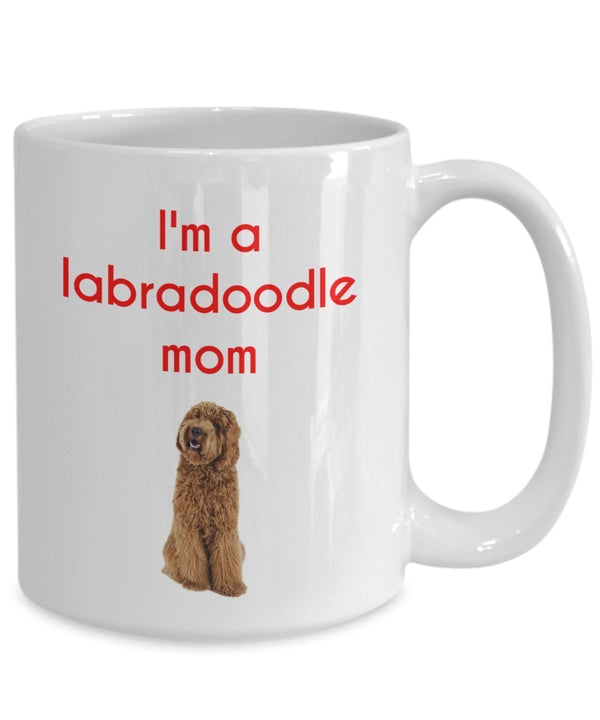 Spreadpassion Labradoodle Mom Tasse – Hundeliebhaber Geschenk – Funny Tee Hot Cocoa Kaffeetasse – Neuheit Geburtstag Weihnachten Jahrestag Gag Geschenke Idee Weiß Variant Sold Out Or Unavailable