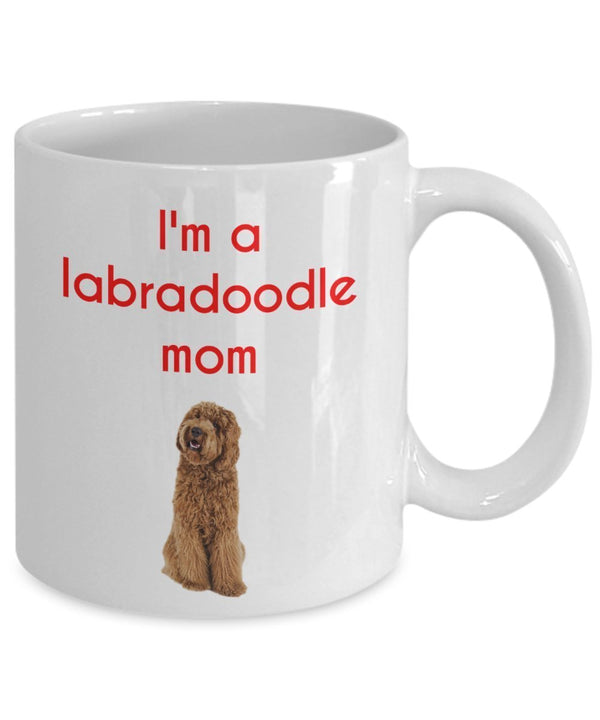 Spreadpassion Labradoodle Mom Tasse – Hundeliebhaber Geschenk – Funny Tee Hot Cocoa Kaffeetasse – Neuheit Geburtstag Weihnachten Jahrestag Gag Geschenke Idee Weiß Variant Sold Out Or Unavailable