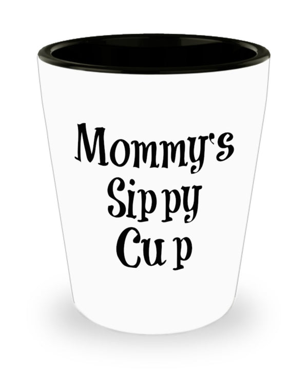 spreadpassion Mommy's Sippy Cup Shot Glass - ShotGlass - Vodka Whiskey Rum Alcohol - Funny Gag Gift