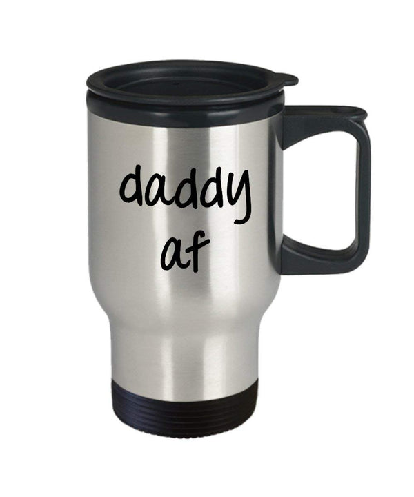 Spreadpassion Mug De Voyage Daddy Af - Cadeaux Pour Papa - Thé Amusant - Cacao Café - Idée Cadeau D'anniversaire Fantaisie
