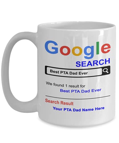 Spreadpassion Personalized PTA Dad Mug - PTA Dad Gifts - Custom PTA Dad Mug - PTA Dad Birthday Anniversary Christmas Gift Idea