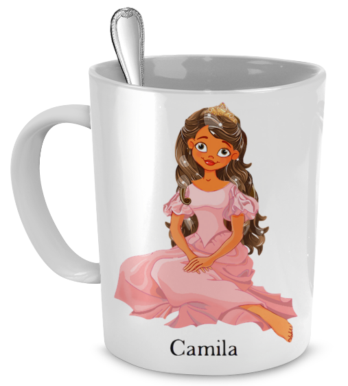 Spreadpassion Princess Mug - Personalize With A Child's Name