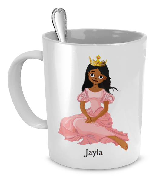 Spreadpassion Princess Mug - Personalize With A Child's Name