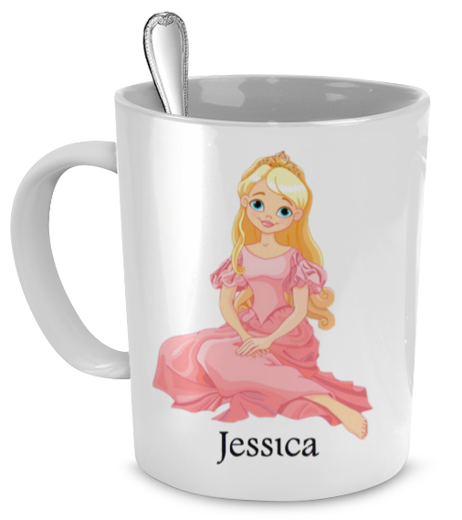 spreadpassion Princess mug - personalize with a child's name