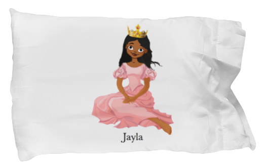 Spreadpassion Princess Pillow Case - Personalize With Your Child's Name