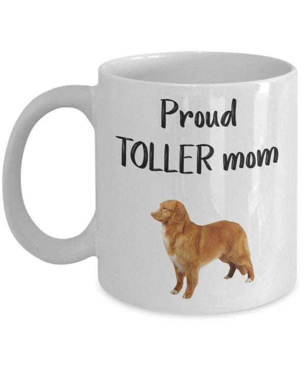 spreadpassion Proud Toller Mom Mug - Funny Tea Hot Cocoa Coffee Cup - Novelty Birthday Gift Idea White Variant sold out or unavailable