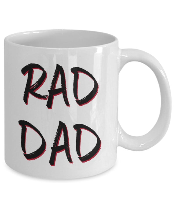 Spreadpassion Rad Dad Tasse – Funny Tee Hot Cocoa Kaffeetasse – Neuheit Geburtstag Weihnachten Jahrestag Gag Geschenke Idee Weiß Variant Sold Out Or Unavailable