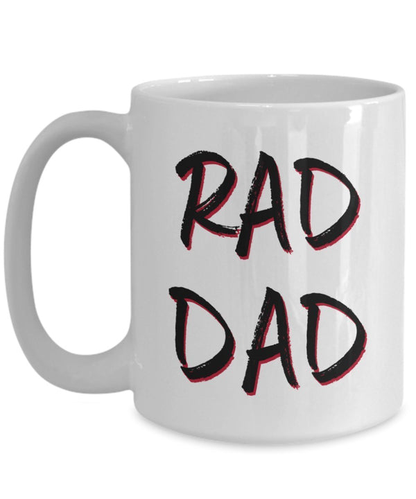 Spreadpassion Rad Dad Tasse – Funny Tee Hot Cocoa Kaffeetasse – Neuheit Geburtstag Weihnachten Jahrestag Gag Geschenke Idee Weiß Variant Sold Out Or Unavailable