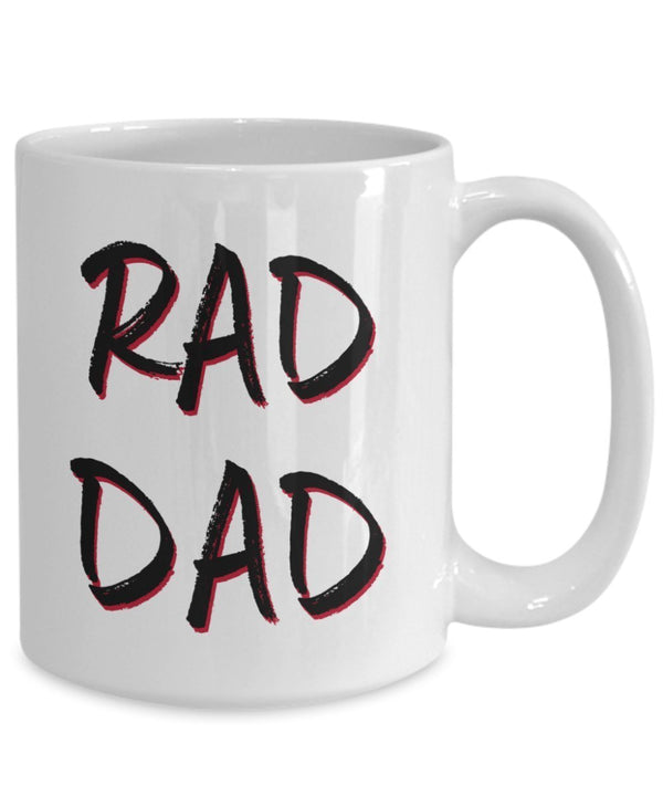 Spreadpassion Rad Dad Tasse – Funny Tee Hot Cocoa Kaffeetasse – Neuheit Geburtstag Weihnachten Jahrestag Gag Geschenke Idee Weiß Variant Sold Out Or Unavailable