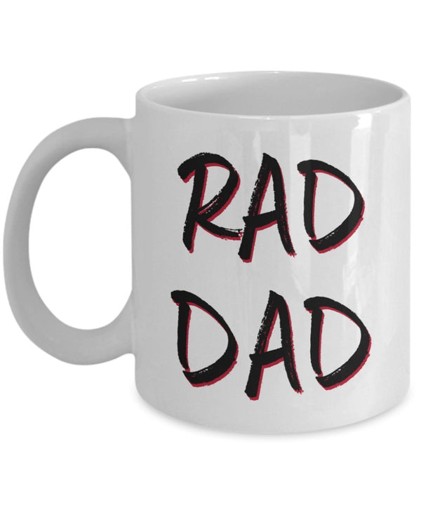 spreadpassion Rad Dad Tasse – Funny Tee Hot Cocoa Kaffeetasse – Neuheit Geburtstag Weihnachten Jahrestag Gag Geschenke Idee Weiß Variant sold out or unavailable