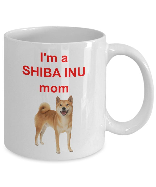 Spreadpassion Shiba Inu Mom Mug – I’m A Shiba Inu Mom - Funny Tea Hot Cocoa Coffee Cup - Novelty Birthday Christmas Anniversary Gag Gifts Idea White Variant Sold Out Or Unavailable