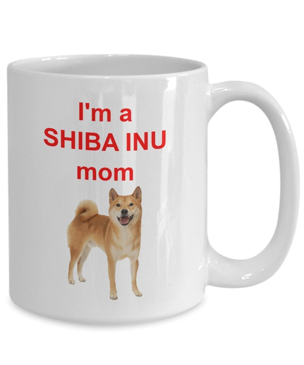 Spreadpassion Shiba Inu Mom Mug – I’m A Shiba Inu Mom - Funny Tea Hot Cocoa Coffee Cup - Novelty Birthday Christmas Anniversary Gag Gifts Idea White Variant Sold Out Or Unavailable