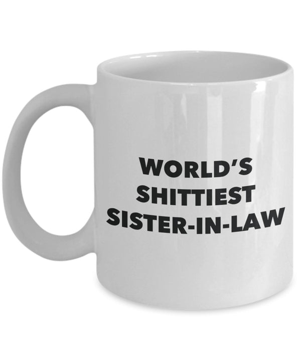 spreadpassion Sister-in-law Mug - Coffee Cup - World's Shittiest Sister-in-law - Sister-in-law Gifts - Funny Novelty Birthday Present Idea White Variant sold out or unavailable