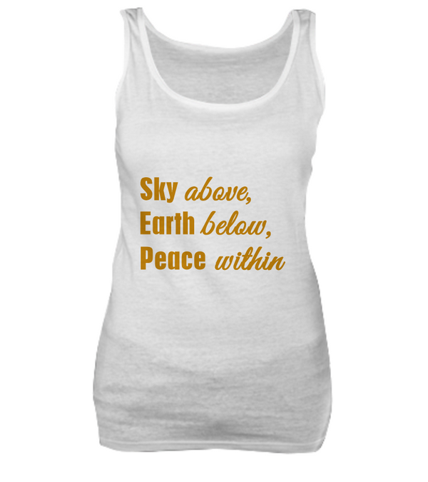 spreadpassion Sky above earth below peace within White Variant sold out or unavailable