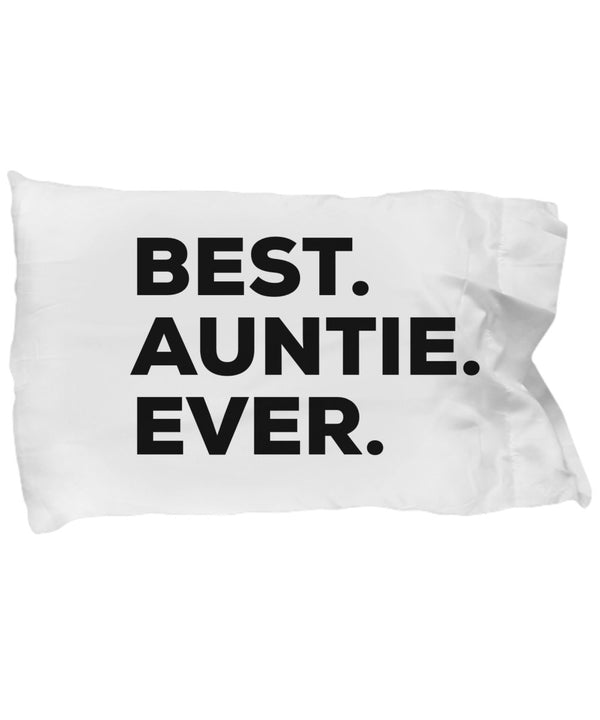spreadpassion SpreadPassion Best Auntie Ever Pillow Case - 1 You're Going To Be An Auntie - Funny Gag Gift