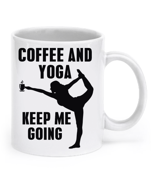 spreadpassion Coffee and yoga keep me going