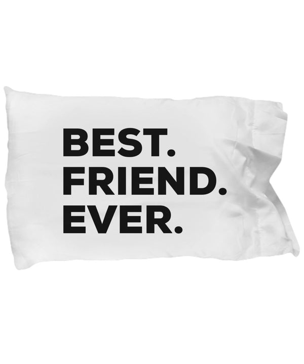 spreadpassion SpreadPassion Friend Pillow Case - Best Friend Ever Gift - For Women Men Friends Mom Girls Cousins Godmother - Funny Cute Gifts - Long Distance - Cheap Thoughtful