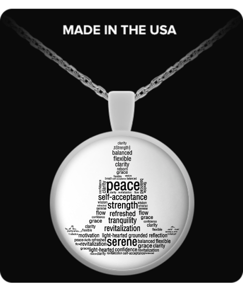 spreadpassion Lotus position necklace