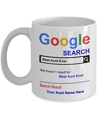 Spreadpassion SpreadPassion - Personalized Aunt Mug - Best Aunt Ever Coffee Cup 11 Oz & 15 Oz