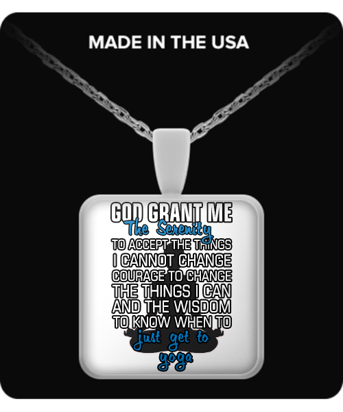 spreadpassion Yoga prayer necklace