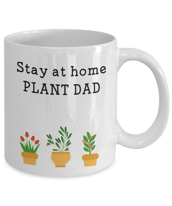Spreadpassion Stay At Home Plant Dad Mug - Funny Tea Hot Cocoa Coffee Cup - Novelty Birthday Christmas Anniversary Gag Gifts Idea White Variant Sold Out Or Unavailable