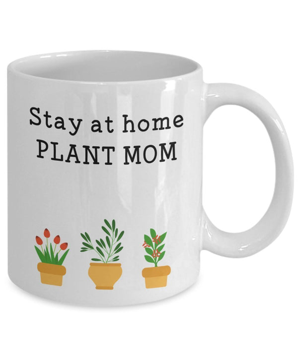 Spreadpassion Stay At Home Plant Mom Mug - Funny Tea Hot Cocoa Coffee Cup - Novelty Birthday Christmas Anniversary Gag Gifts Idea White Variant Sold Out Or Unavailable