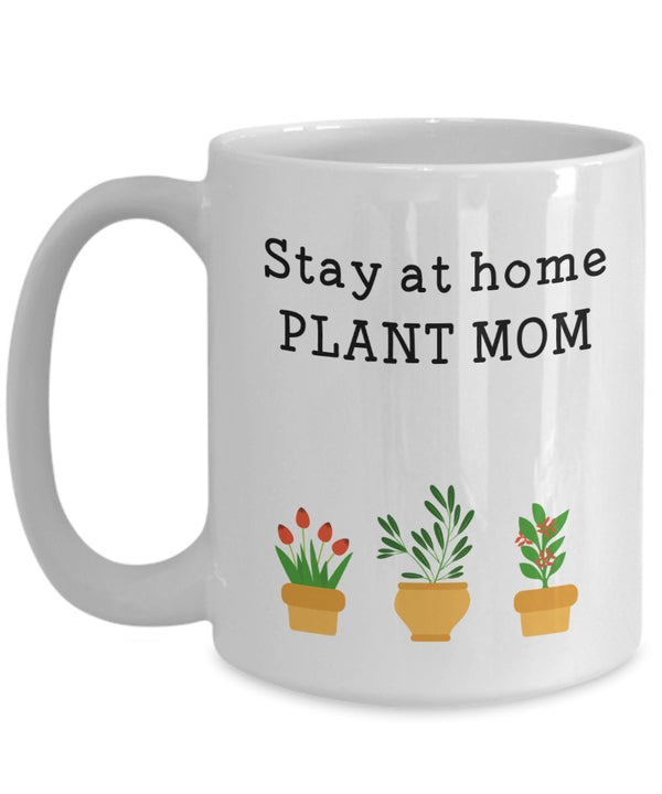 Spreadpassion Stay At Home Plant Mom Mug - Funny Tea Hot Cocoa Coffee Cup - Novelty Birthday Christmas Anniversary Gag Gifts Idea White Variant Sold Out Or Unavailable
