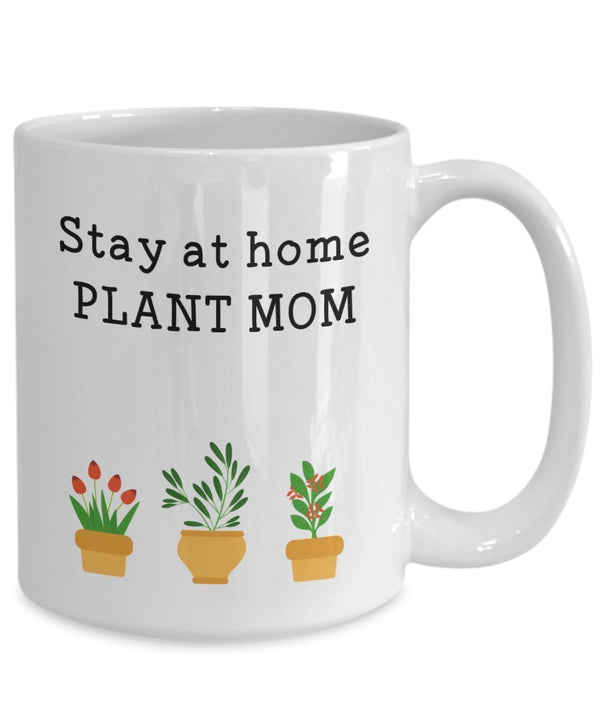 Spreadpassion Stay At Home Plant Mom Mug - Funny Tea Hot Cocoa Coffee Cup - Novelty Birthday Christmas Anniversary Gag Gifts Idea White Variant Sold Out Or Unavailable