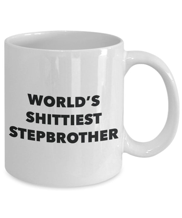 Spreadpassion Stepbrother Mug - Coffee Cup - World's Shittiest Stepbrother - Stepbrother Gifts - Funny Novelty Birthday Present Idea White Variant Sold Out Or Unavailable