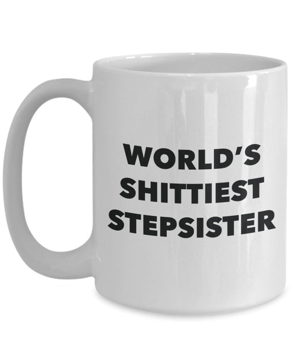 Spreadpassion Stepsister Mug - Coffee Cup - World's Shittiest Stepsister - Stepsister Gifts - Funny Novelty Birthday Present Idea White Variant Sold Out Or Unavailable