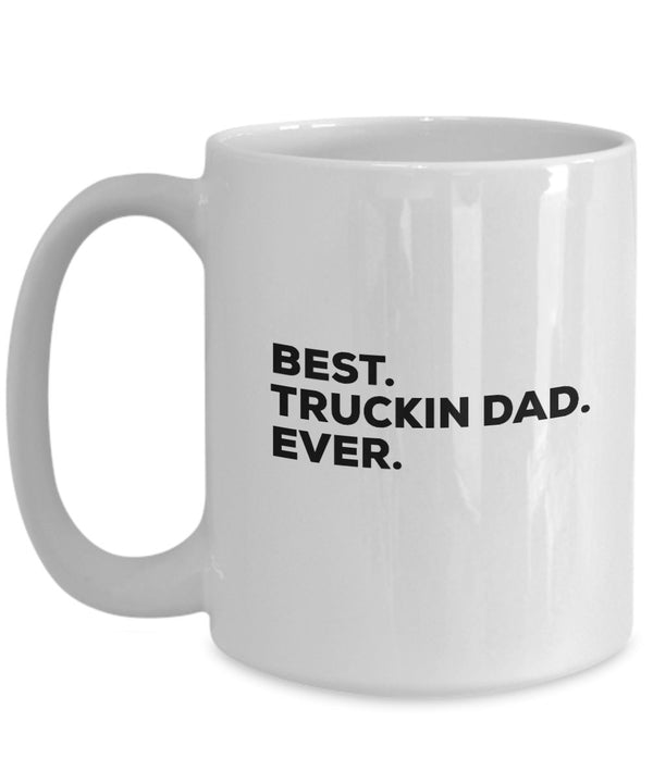 Spreadpassion Tasse Mit Aufschrift"Best Truckin Dad Ever" Lustiges Gag Geschenk – Für Eine Originelle Geschenkidee – In Geschenktaschen-Korbbox-Set – Geburtstags-Weihnachtsgeschenk Weiß Variant Sold Out Or Unavailable