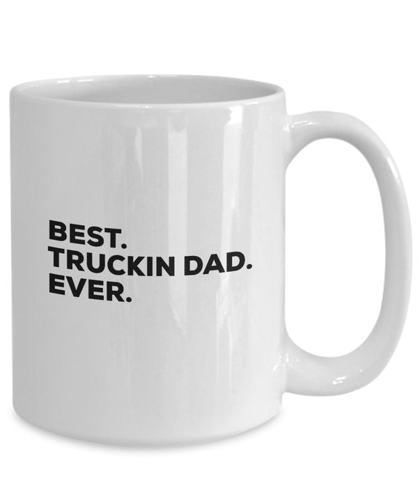 Spreadpassion Tasse Mit Aufschrift"Best Truckin Dad Ever" Lustiges Gag Geschenk – Für Eine Originelle Geschenkidee – In Geschenktaschen-Korbbox-Set – Geburtstags-Weihnachtsgeschenk Weiß Variant Sold Out Or Unavailable