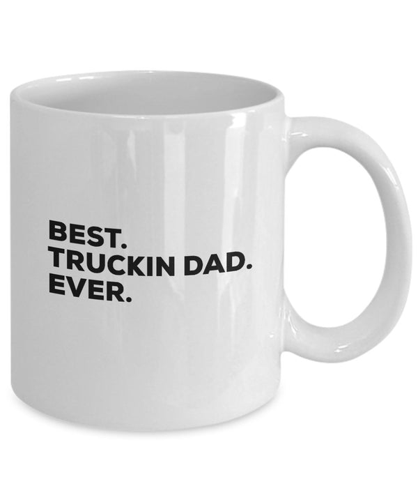 Spreadpassion Tasse Mit Aufschrift"Best Truckin Dad Ever" Lustiges Gag Geschenk – Für Eine Originelle Geschenkidee – In Geschenktaschen-Korbbox-Set – Geburtstags-Weihnachtsgeschenk Weiß Variant Sold Out Or Unavailable