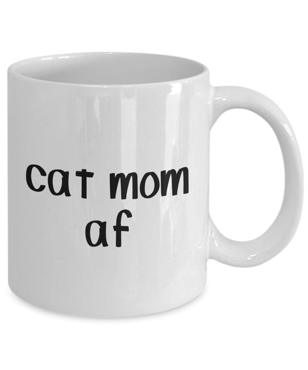 Spreadpassion Tasse Mit Aufschrift"Cat Mom" – Lustige Tasse Für Tee Kakao Kaffeetasse – Neuheit Geburtstagsgeschenk Weiß Variant Sold Out Or Unavailable