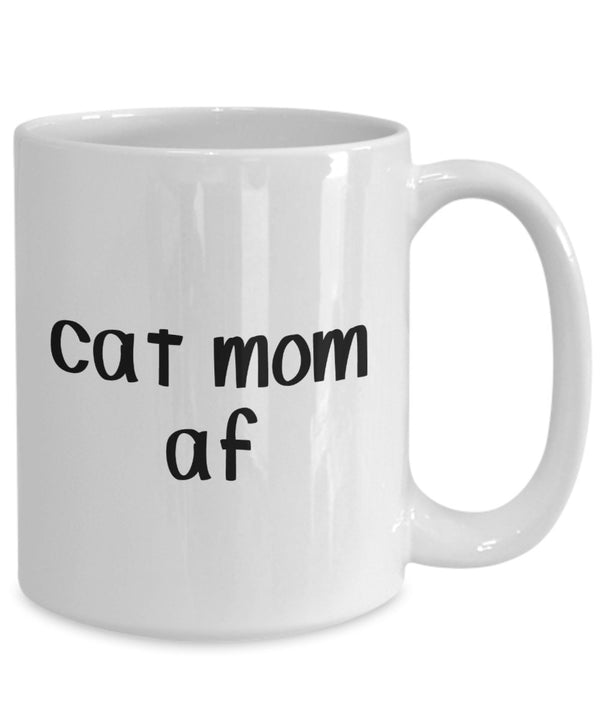 Spreadpassion Tasse Mit Aufschrift"Cat Mom" – Lustige Tasse Für Tee Kakao Kaffeetasse – Neuheit Geburtstagsgeschenk Weiß Variant Sold Out Or Unavailable