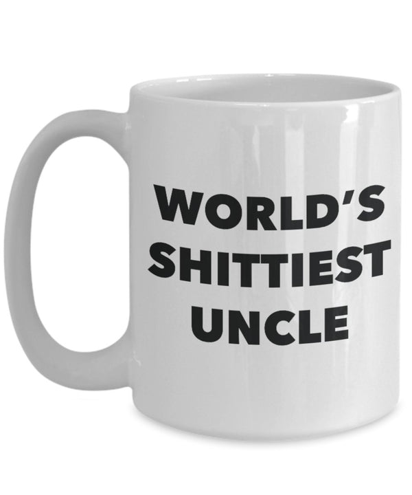 Spreadpassion Uncle Mug - Coffee Cup - World's Shittiest Uncle - Uncle Gifts - Funny Novelty Birthday Present Idea White Variant Sold Out Or Unavailable