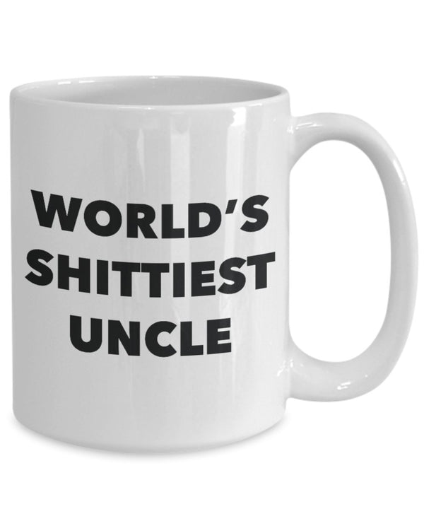Spreadpassion Uncle Mug - Coffee Cup - World's Shittiest Uncle - Uncle Gifts - Funny Novelty Birthday Present Idea White Variant Sold Out Or Unavailable