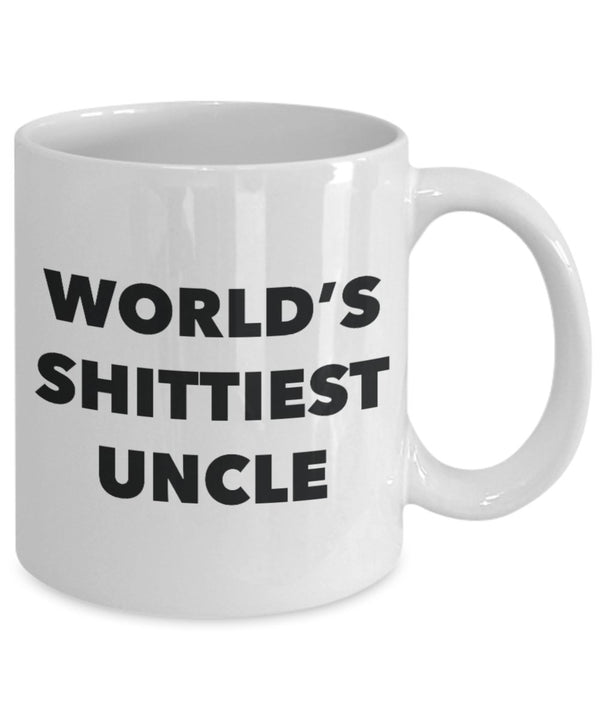 Spreadpassion Uncle Mug - Coffee Cup - World's Shittiest Uncle - Uncle Gifts - Funny Novelty Birthday Present Idea White Variant Sold Out Or Unavailable