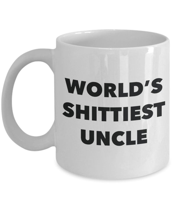 spreadpassion Uncle Mug - Coffee Cup - World's Shittiest Uncle - Uncle Gifts - Funny Novelty Birthday Present Idea White Variant sold out or unavailable