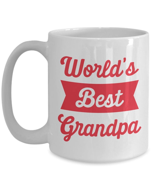 Spreadpassion World’s Best Grandpa Mug - Funny Tea Hot Cocoa Coffee Cup - Novelty Birthday Christmas Anniversary Gag Gifts Idea White Variant Sold Out Or Unavailable