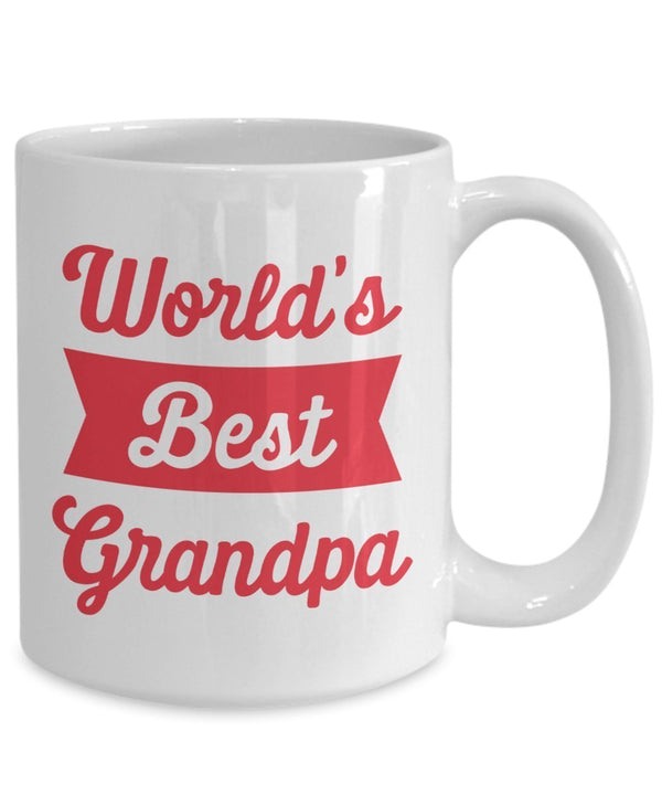 Spreadpassion World’s Best Grandpa Mug - Funny Tea Hot Cocoa Coffee Cup - Novelty Birthday Christmas Anniversary Gag Gifts Idea White Variant Sold Out Or Unavailable